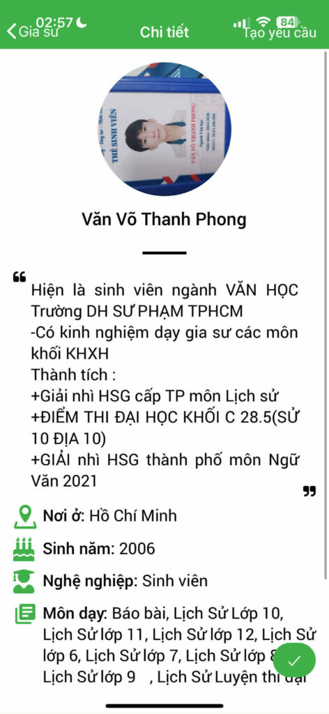 Gia sư Văn cấp 2 hình 15