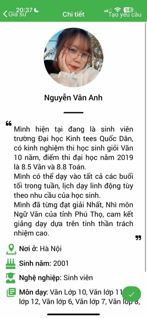 Gia sư Văn cấp 3 hình 28