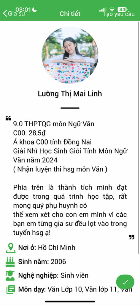 Gia sư Văn cấp 3 hình 5