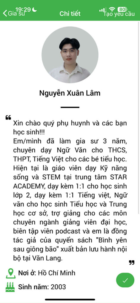 Gia sư tiếng Việt 10