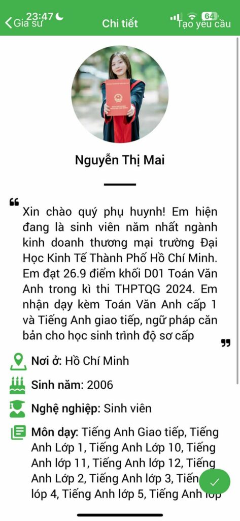 Gia sư tiếng Việt 22