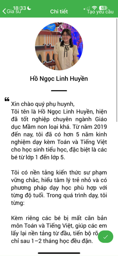 Gia sư tiếng Việt 3