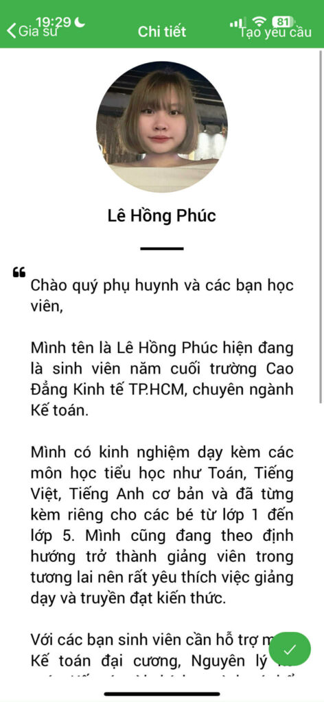 Gia sư tiếng Việt 9
