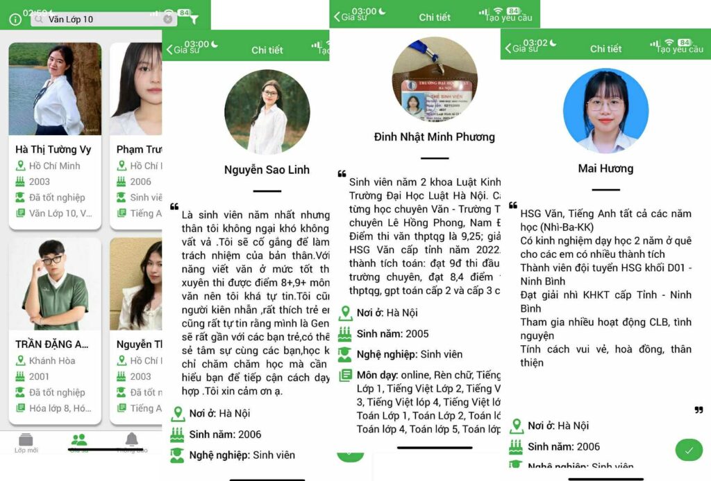 Nền gia sư Văn lớp 10